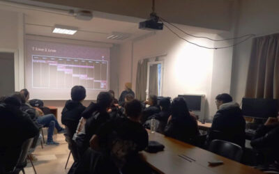 Educational Visit of SAEK Corfu School to the Department of Audio & Visual Arts and Briefing by AVARTS Game Hub Team